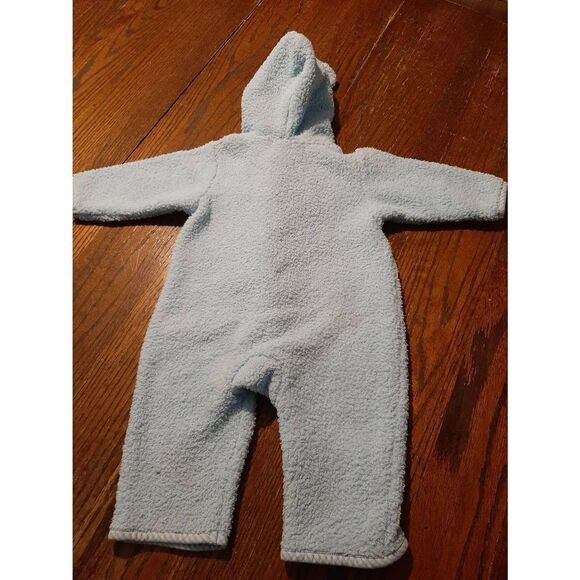 Boys Infant 9 Month Blue Carters Front Zip with Snaps  Soft Snowsuit Coat Jacket - Picture 6 of 6